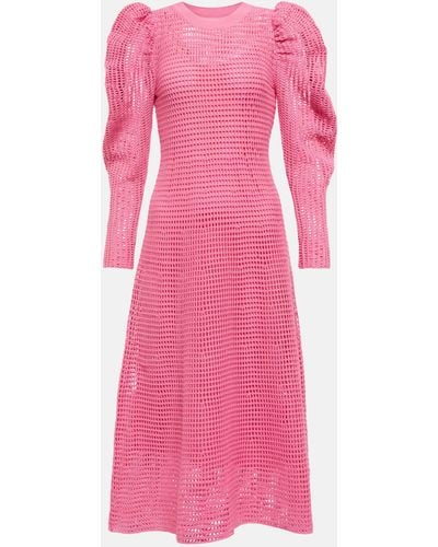 Ulla Johnson Marlena Knit Midi Dress - Pink
