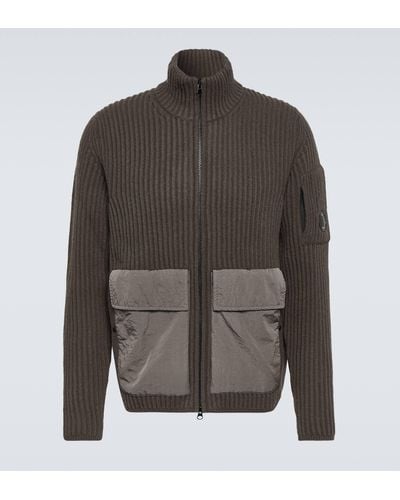 C.P. Company Wool Fleece Sweater - Grey