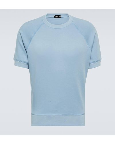 Tom Ford Cotton T-shirt - Blue