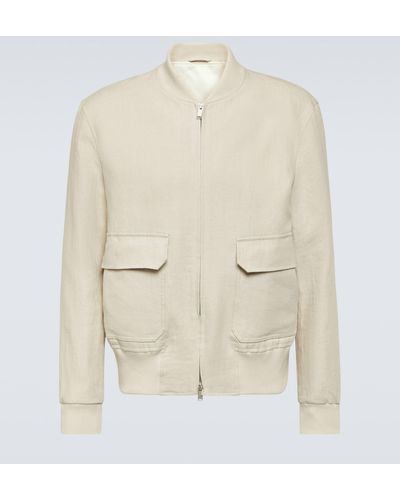 Lardini Linen Jacket - Natural