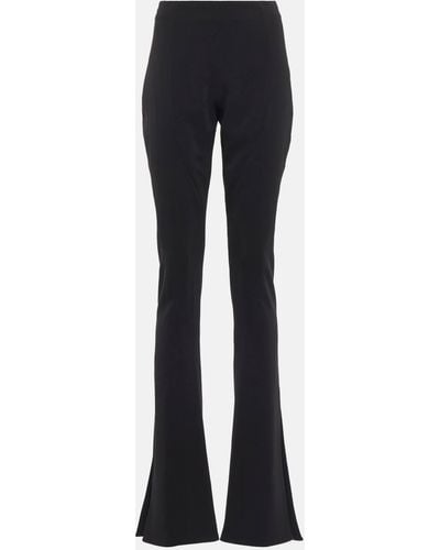 Monot High-rise Flared Pants - Blue