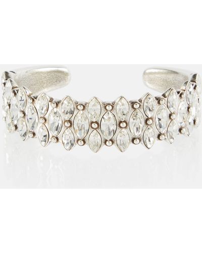 Isabel Marant Celenia Crystal-embellished Cuff Bracelet - Metallic