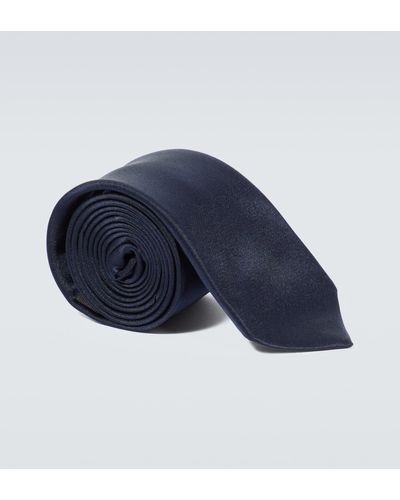 Zegna Silk Tie - Blue