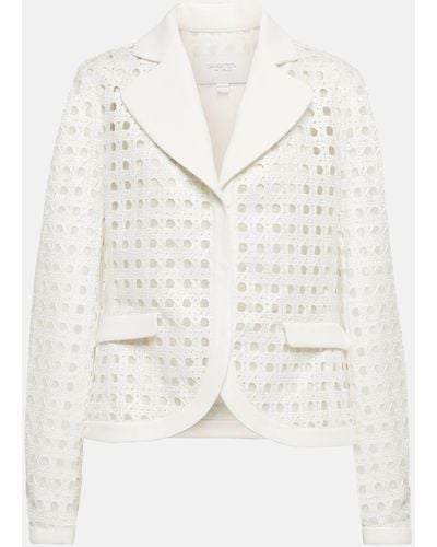 Giambattista Valli Macrame Jacket - White