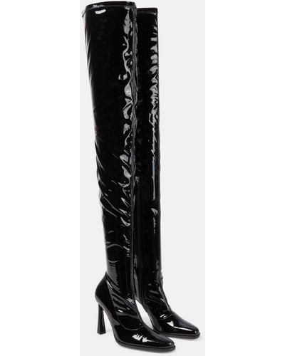 Magda Butrym Latex Over-the-knee Boots - Black