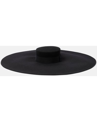 Nina Ricci Wool Felt Hat - Black