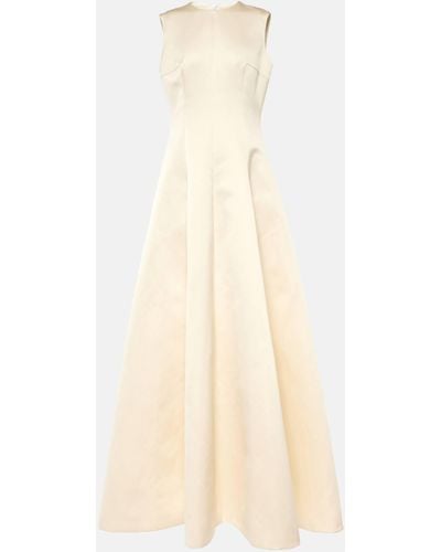 Emilia Wickstead Bridal Mairi Crepe Gown - Natural