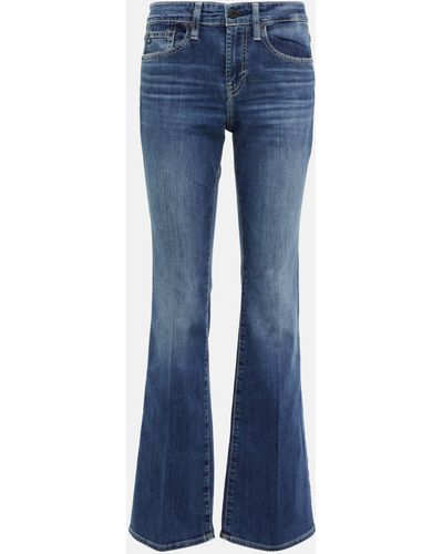 AG Jeans Sophie Mid-rise Bootcut Jeans - Blue