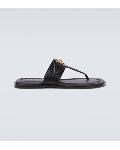 Mens Leather Thong Sandals