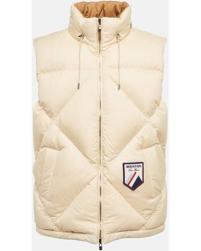 Loro Piana Quilted Down Vest - Natural