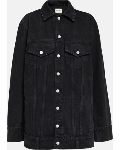 Khaite Cotton Denim Jacket - Black