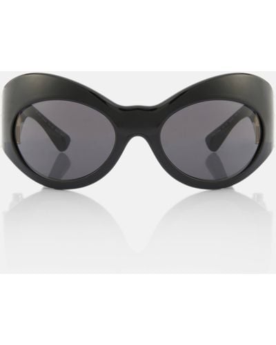 Versace Medusa Oval Sunglasses - Brown