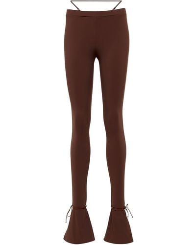 Nensi Dojaka Flared leggings - Brown