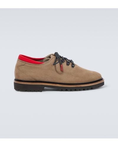 Kiton Suede Lace-up Shoes - Brown