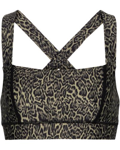 The Upside Maria Leopard-print Sports Bra - Multicolour