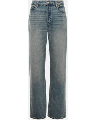 RE/DONE Low-rise Wide-leg Jeans - Blue