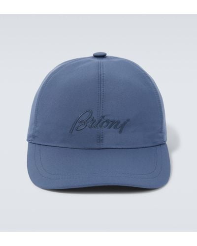 Brioni Embroidered Baseball Cap - Blue