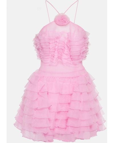 Pink Ruffle Dresses for Women - Up to 85% off