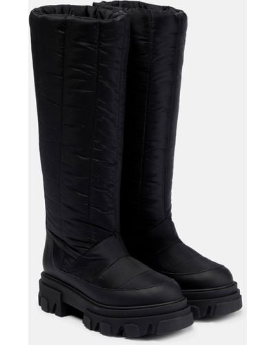 Gia Borghini Gia 19 Fabric Knee-high Boots - Black
