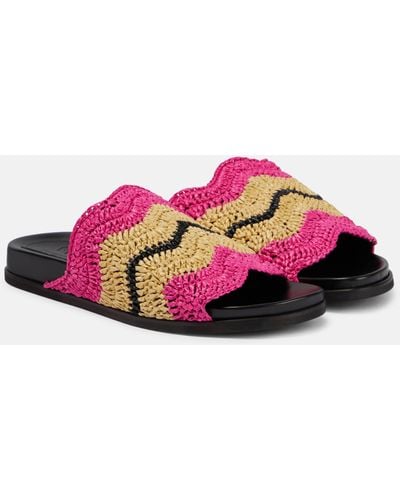 Marni Crochet Sandals - Pink