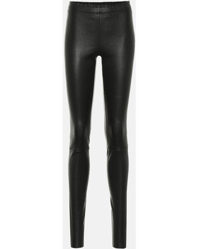 Stouls Carolyn Leather leggings - Black