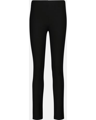 JOSEPH High-rise Stretch-gabardine leggings - Black