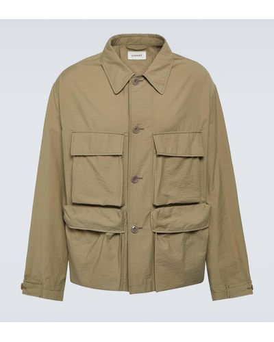 Lemaire Cotton-blend Field Jacket - Green