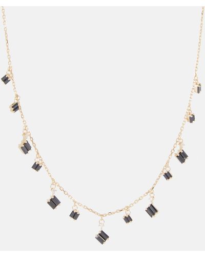 Suzanne Kalan Cascade 18kt Gold Necklace With Sapphires And Diamonds - Metallic