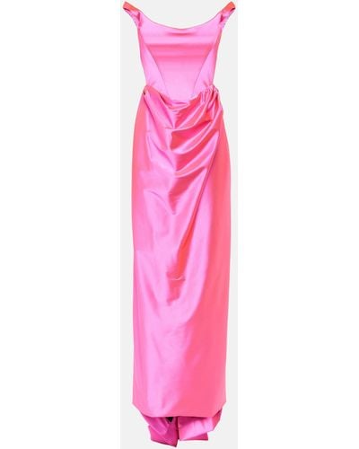 Vivienne Westwood Camille Satin Gown - Pink