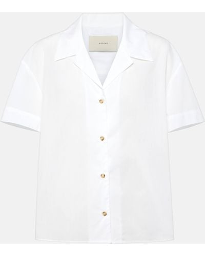 Asceno Prague Cotton Shirt - White