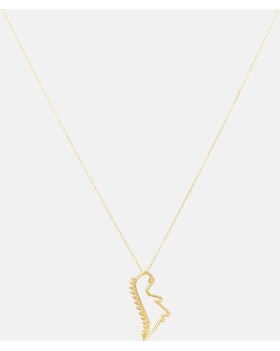 Aliita Dino Puro 9kt Gold Necklace - Metallic