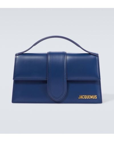 Jacquemus Le Grand Bambino Leather Crossbody Bag - Blue