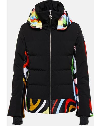 Emilio Pucci X Fusalp Printed Down Ski Jacket - Black