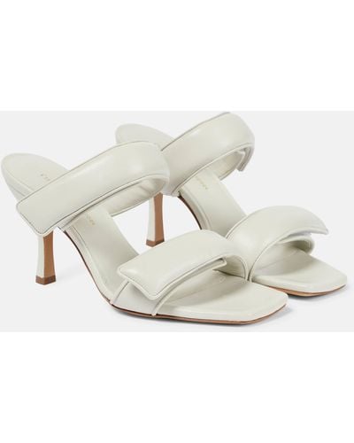 Gia Borghini Gia X Pernille Teisbaek Perni 03 Leather Sandals - White