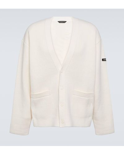 Balenciaga Wool-blend Cardigan - White