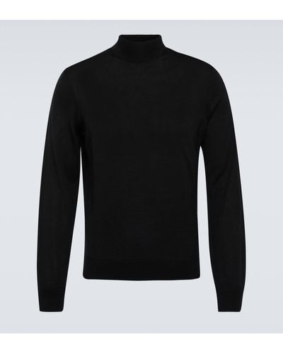 Tom Ford Turtleneck Wool Sweater - Black