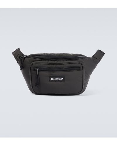 Balenciaga Nylon Belt Bag - Black
