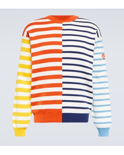 KENZO Striped Cotton And Wool Sweater - Multicolour