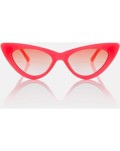 The Attico X Linda Farrow Dora Sunglasses - Red