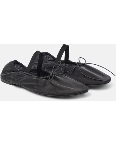 Proenza Schouler Glove Mesh Ballet Flats - Black