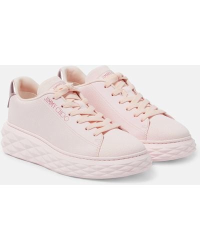 Jimmy Choo Diamond Light Maxi Sneakers - Pink