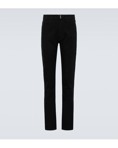 Givenchy Slim-fit Cotton Pants - Black