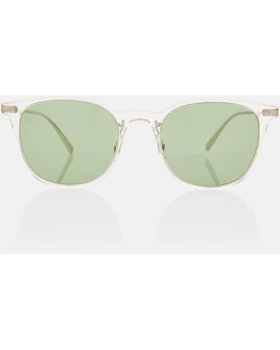 Brunello Cucinelli Gerardo Square Sunglasses - Green