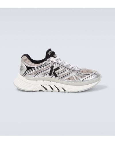 KENZO Pace Mesh Sneakers - Metallic