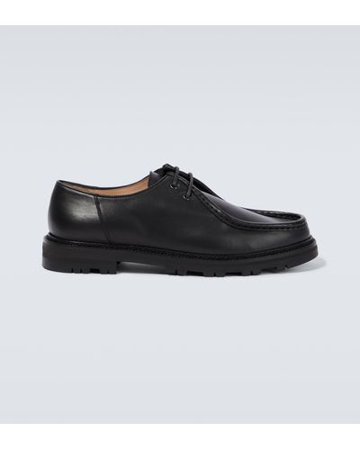 Bode University Leather Derby Shoes - Black