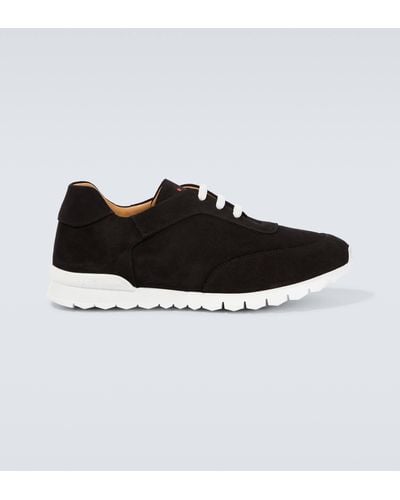 Kiton Suede Sneakers - Black