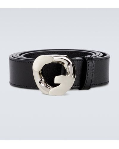 Givenchy G-chain Leather Belt - Black