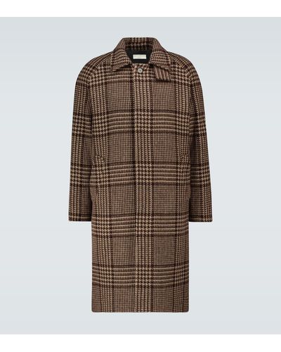 Éditions MR Mac Checked Hunting Coat - Brown