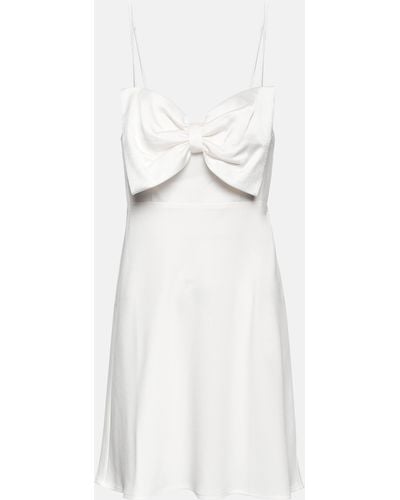 RIXO London Bridal Libby Satin Minidress - White