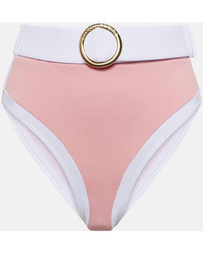 Alexandra Miro Whitney High-rise Bikini Bottoms - Pink